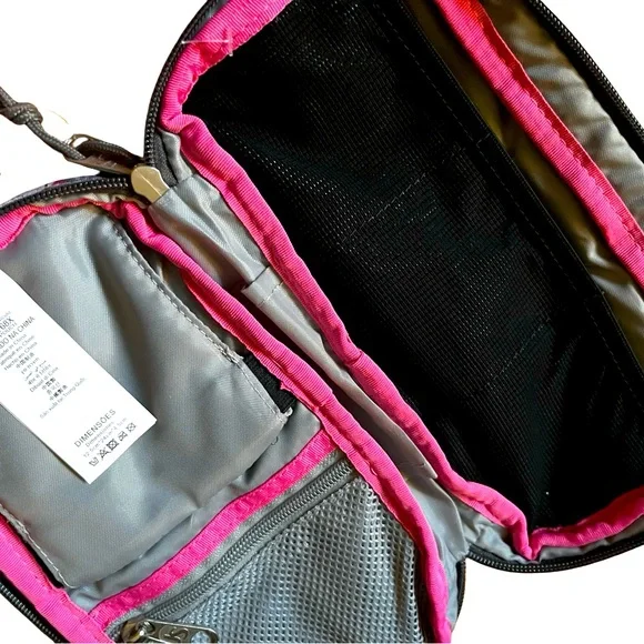 Jansport Gray and Pink Backpack Floral Design - Picture 6 of 8